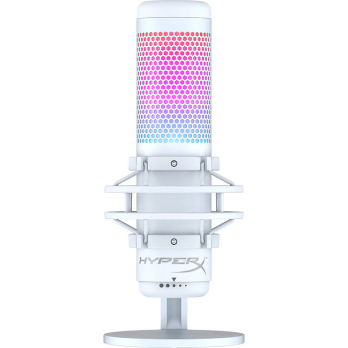 Мікрофон для стримінгу/подкастів HYPERX QuadCast S White (519P0AA)