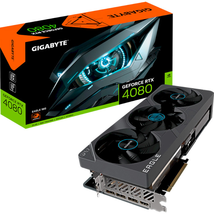 Видеокарта GIGABYTE GeForce RTX 4080 16GB Eagle (GV-N4080EAGLE-16GD)