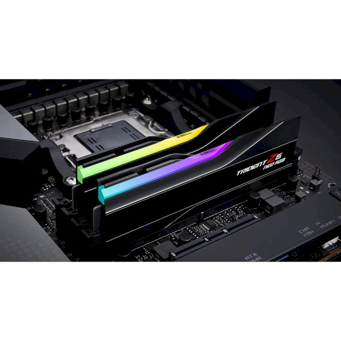 Модуль пам'яті G.SKILL Trident Z5 Neo RGB Black DDR5 6000MHz 32GB Kit 2x16GB (F5-6000J3238F16GX2-TZ5NR)