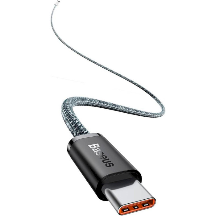 Кабель BASEUS Dynamic Series Fast Charging Data Cable Type-C to Type-C 100W 2м Gray (CALD000316)