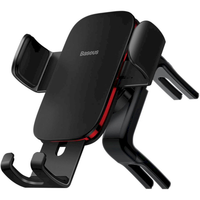 Автотримач для смартфона BASEUS Metal Age II Gravity Car Mount Round Air Vent Version Black (SUJS030001)