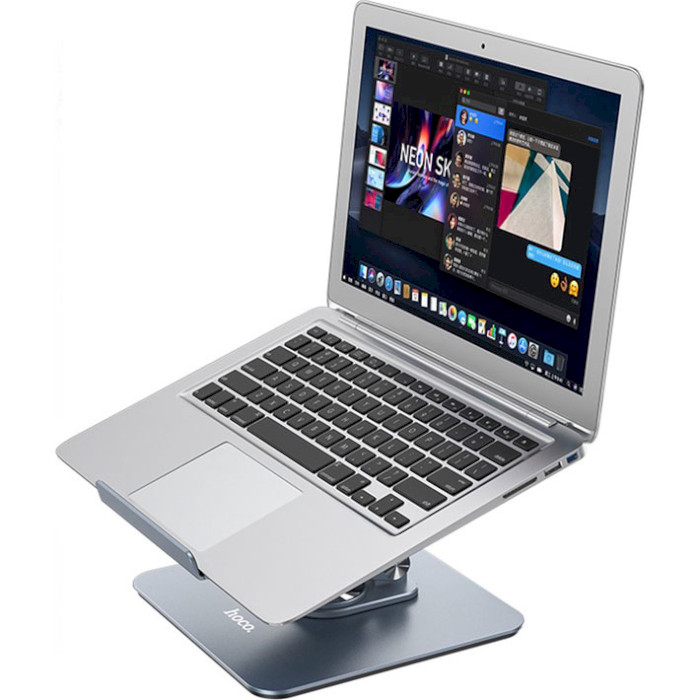 Подставка для ноутбука HOCO PH52 Plus Might Laptop/Tablet Holder Metal Gray