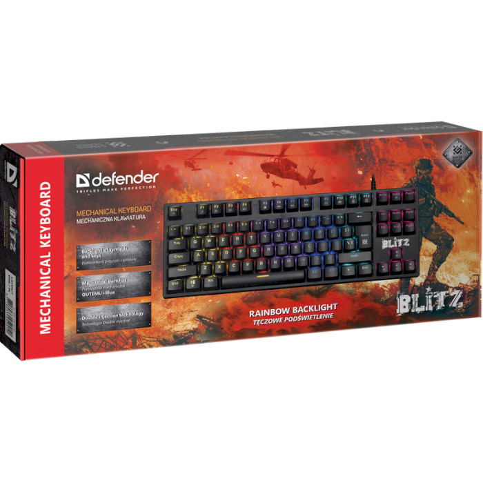 Клавіатура DEFENDER Blitz GK-240L (45241)