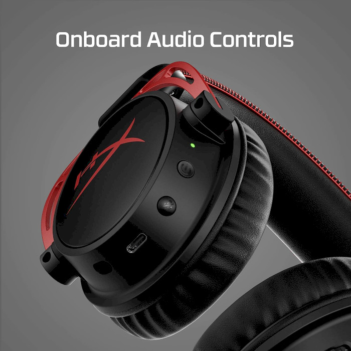 Наушники геймерские HYPERX Cloud Alpha Wireless Black/Red (4P5D4AA)