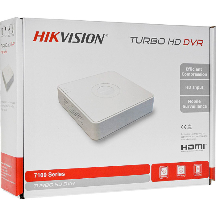 Відеореєстратор пентабридний 4-канальний HIKVISION IDS-7104HQHI-M1/S(C)