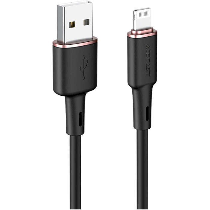 Кабель ACEFAST Charging Data Cable C2-02 USB-A to Lightning 1.2м Black