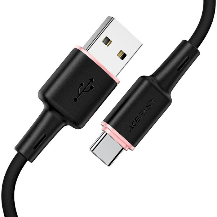 Кабель ACEFAST Charging Data Cable C2-02 USB-A to Lightning 1.2м Black