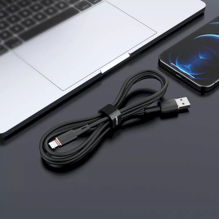 Кабель ACEFAST Charging Data Cable C2-02 USB-A to Lightning 1.2м Black