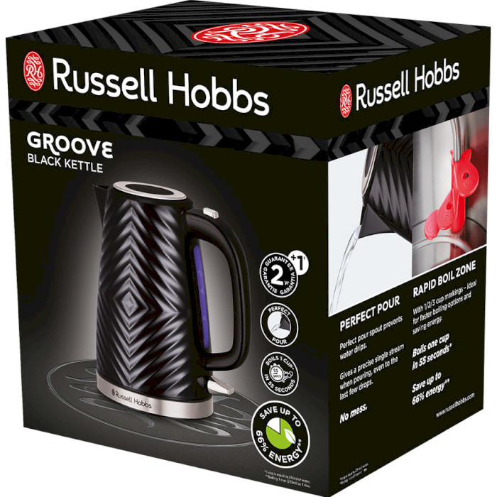 Електрочайник RUSSELL HOBBS Groove Black (26380-70)