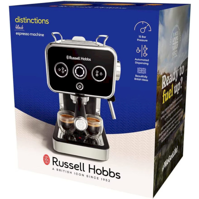 Кавоварка еспресо RUSSELL HOBBS Distinctions Black (26450-56)