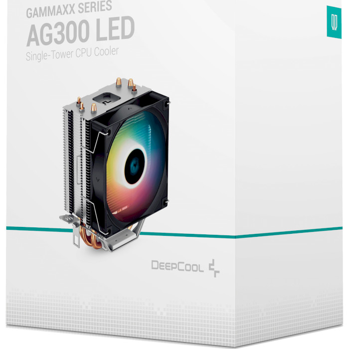Кулер для процессора DEEPCOOL AG300 LED (R-AG300-BKLNMN-G)
