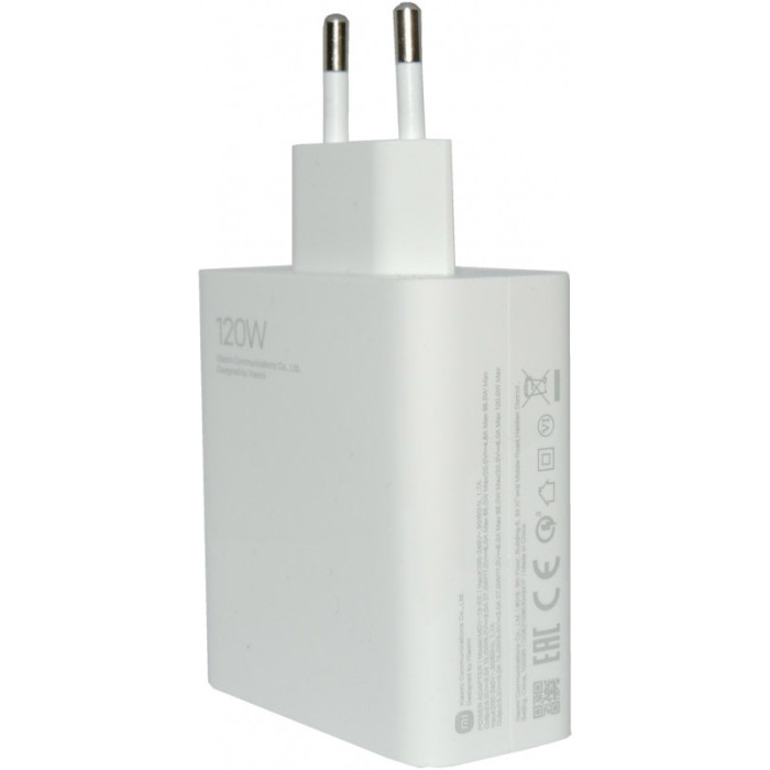 Зарядний пристрій XIAOMI 120W Charging Combo White w/Type-C cable (BHR6034EU)