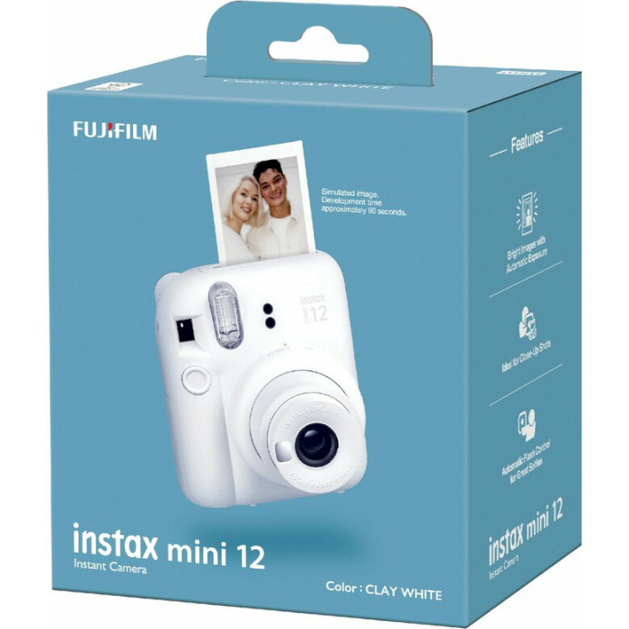 Камера миттєвого друку FUJIFILM Instax Mini 12 Clay White (16806121)
