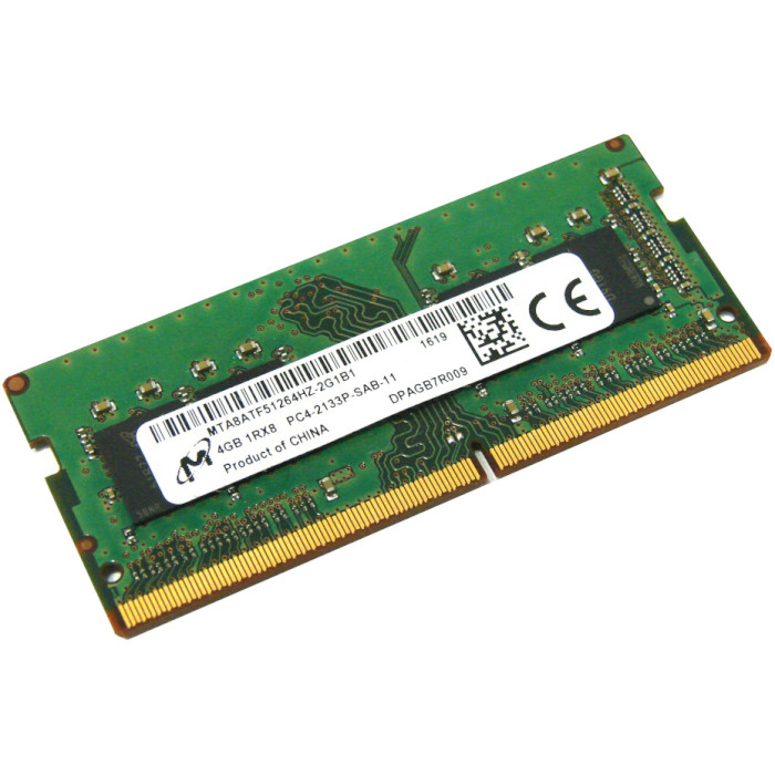 Модуль пам'яті MICRON SO-DIMM DDR4 2133MHz 4GB (MTA8ATF51264HZ-2G1B1)