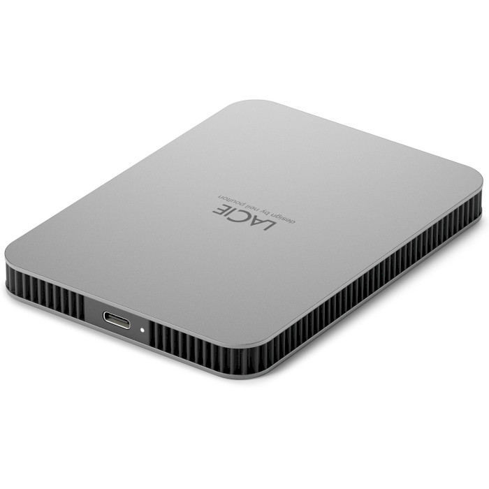 Портативний жорсткий диск LACIE Mobile Drive 1TB USB3.2 Moon Silver (STLP1000400)