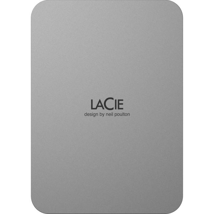 Портативный жёсткий диск LACIE Mobile Drive 2TB USB3.2 Moon Silver (STLP2000400)