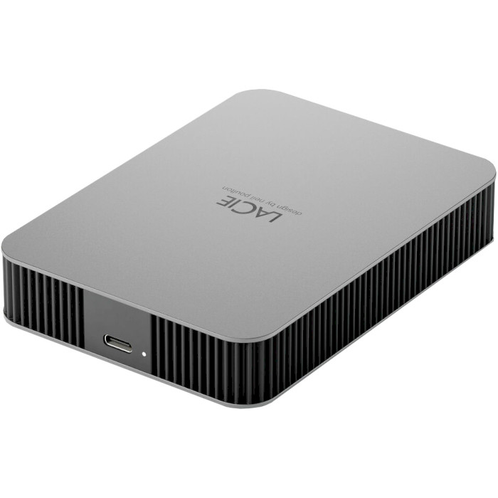 Портативний жорсткий диск LACIE Mobile Drive 4TB USB3.2 Moon Silver (STLP4000400)