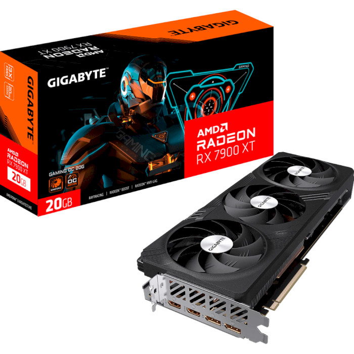 Видеокарта GIGABYTE AMD Radeon RX 7900 XT Gaming OC 20G (GV-R79XTGAMING OC-20GD)