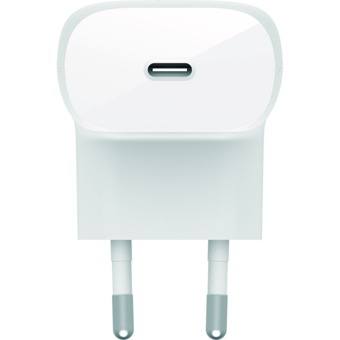 Зарядний пристрій BELKIN Boost Up Charge 30W USB-C PD3.0 PPS Wall Charger White w/Type-C to Lightning cable (WCA005VF1MWH-B5)