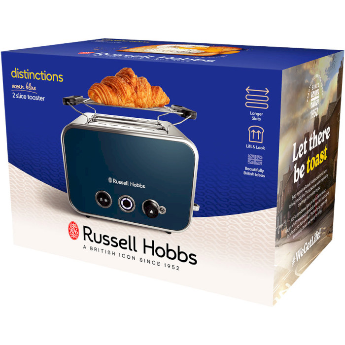 Тостер RUSSELL HOBBS Distinctions 2 Slice Ocean Blue (26431-56)