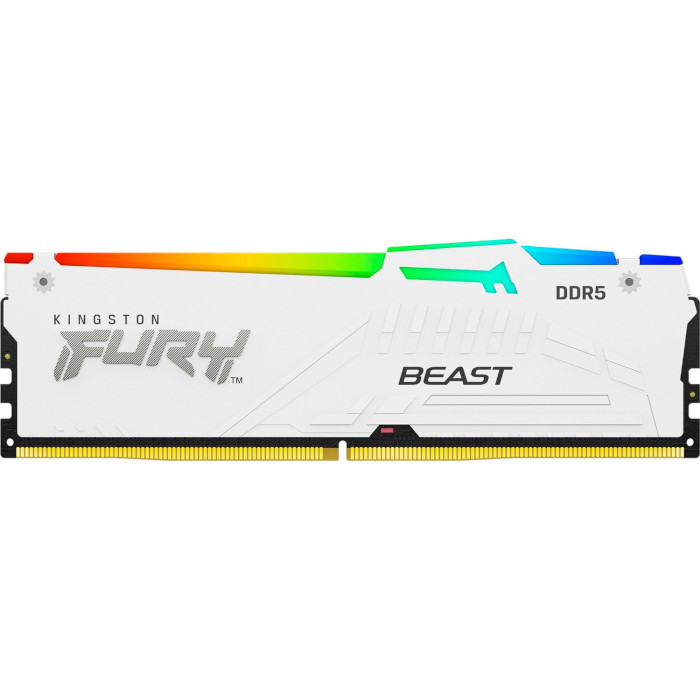 Модуль пам'яті KINGSTON FURY Beast RGB EXPO White DDR5 6000MHz 16GB (KF560C36BWEA-16)