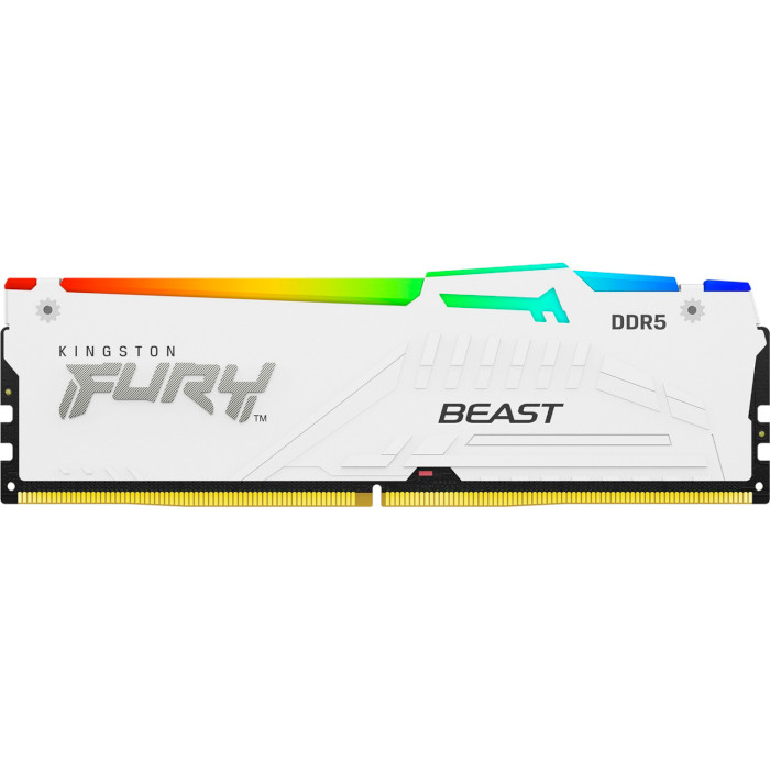 Модуль пам'яті KINGSTON FURY Beast RGB White DDR5 5200MHz 16GB (KF552C40BWA-16)