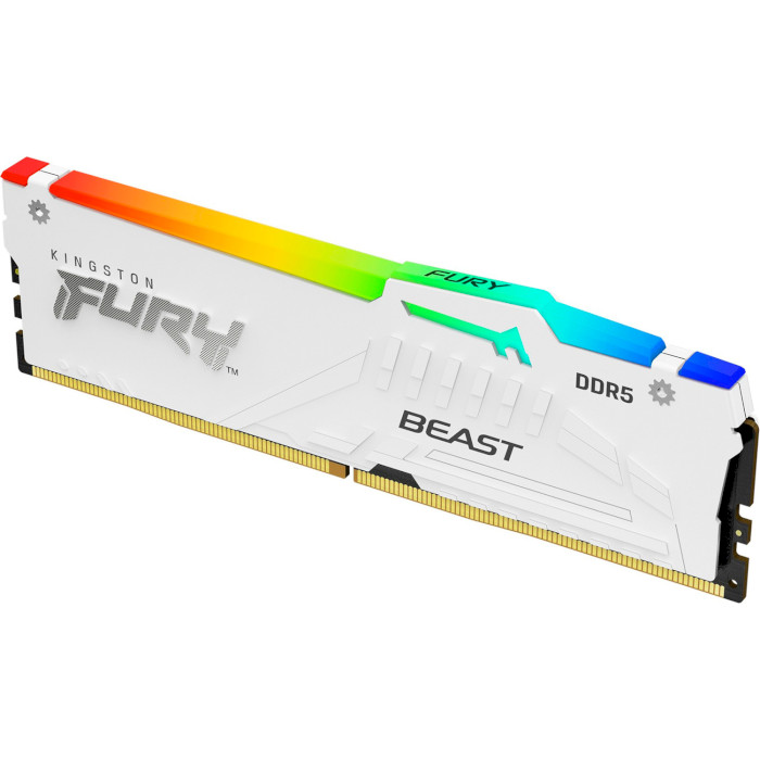 Модуль пам'яті KINGSTON FURY Beast RGB White DDR5 5600MHz 32GB (KF556C40BWA-32)