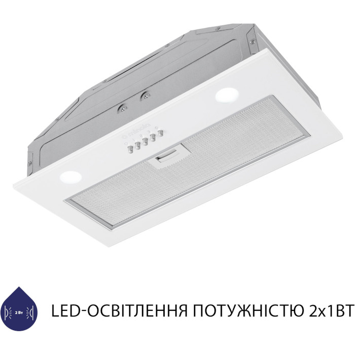 Витяжка MINOLA HBI 5262 WH Glass 700 LED