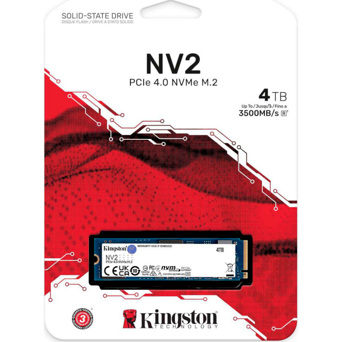 SSD диск KINGSTON NV2 4TB M.2 NVMe (SNV2S/4000G)