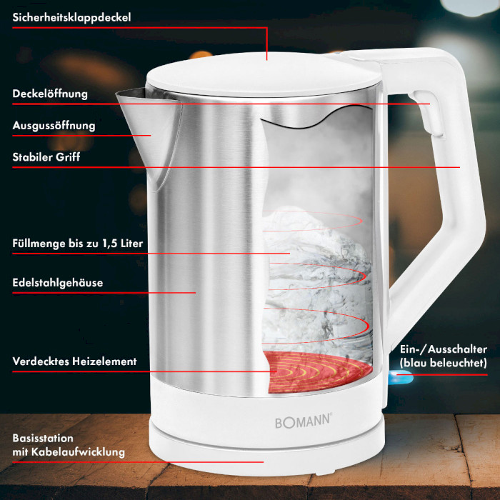 Электрочайник BOMANN WKS 3002 CB