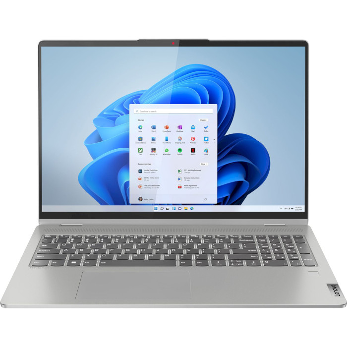 Ноутбук LENOVO IdeaPad Flex 5 16IAU7 Cloud Gray (82R8009PRA)