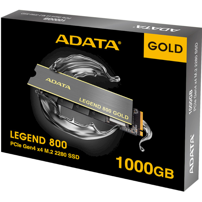 SSD диск ADATA Legend 800 Gold 1TB M.2 NVMe (SLEG-800G-1000GCS-S38)