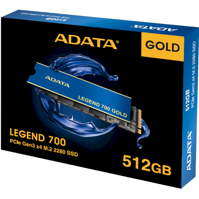 SSD диск ADATA Legend 700 Gold 512GB M.2 NVMe (SLEG-700G-512GCS-S48)