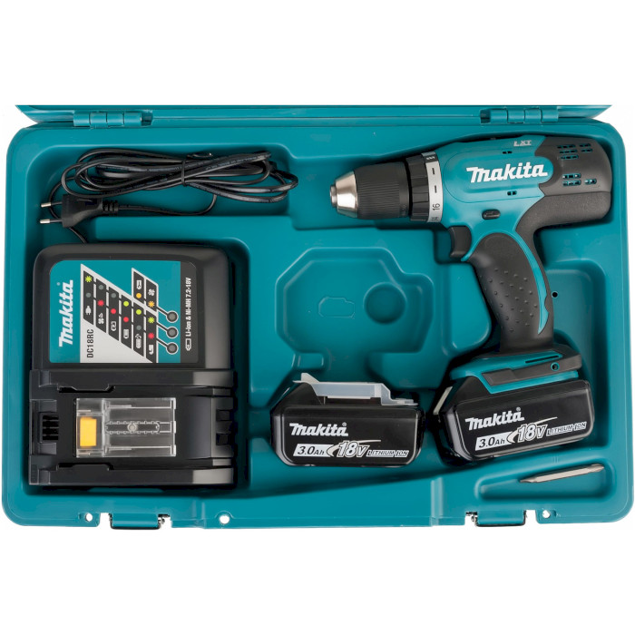 Аккумуляторная дрель-шуруповёрт MAKITA DDF453RFE