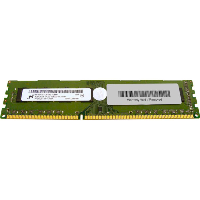 Модуль памяти MICRON DDR3L 1600MHz 4GB (MT16KTF51264AZ-1G6M1)