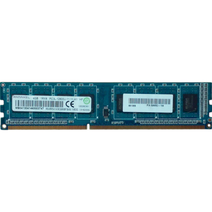 Модуль пам'яті RAMAXEL DDR3L 1600MHz 4GB (RMR5030EB68F9W-1600)
