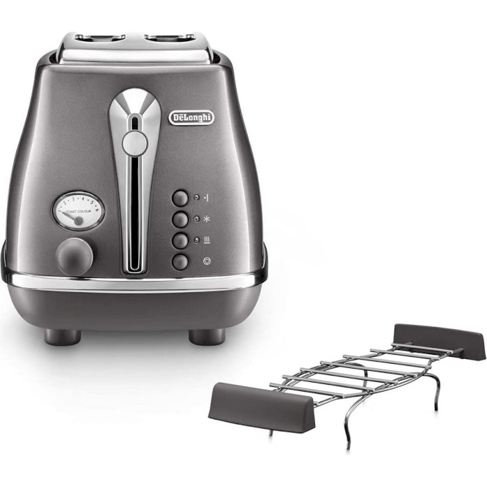 Тостер DELONGHI Icona Metallics CTOT 2103 GY (230120123)