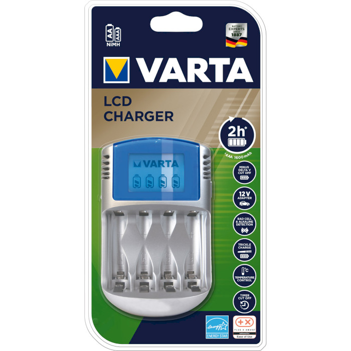 Зарядний пристрій VARTA LCD Charger (57070 201 401)
