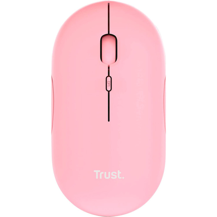 Миша TRUST Puck Pink (24125)