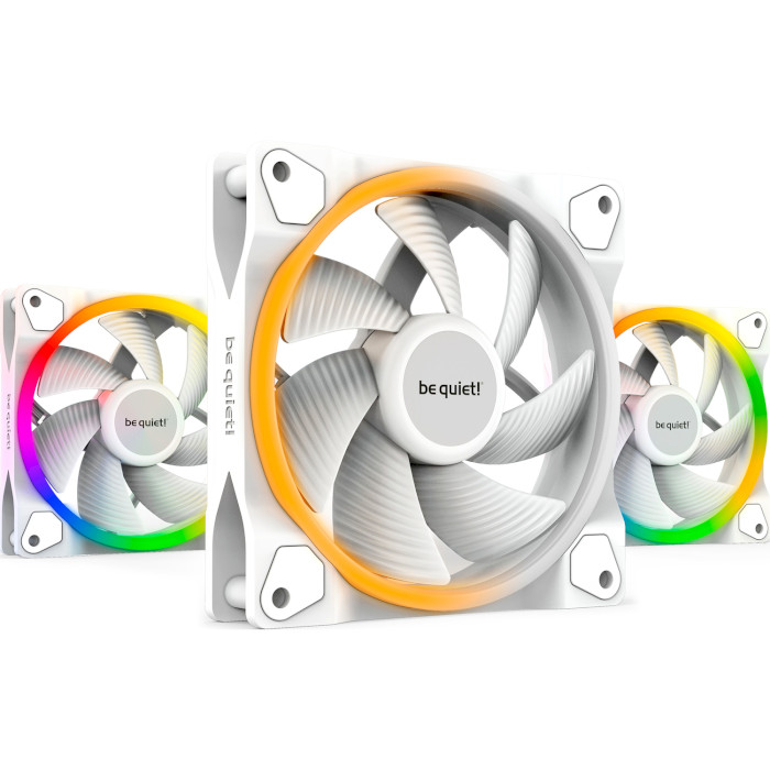 Комплект вентиляторів BE QUIET! Light Wings 120 PWM White 3-Pack (BL100)