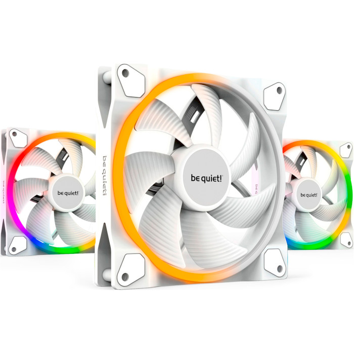 Комплект вентиляторов BE QUIET! Light Wings White 140 PWM White 3-Pack (BL102)