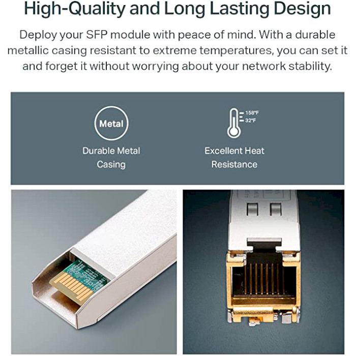 Модуль TP-LINK TL-SM5310-T SFP+ 10GbE 30m DDM