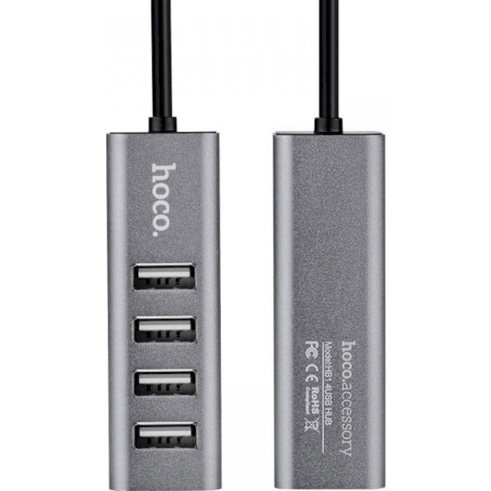 USB хаб HOCO HB1 4xUSB-A Tarnish
