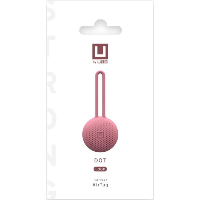 Карабин-держатель UAG для Apple AirTag Dot Loop Dusty Rose