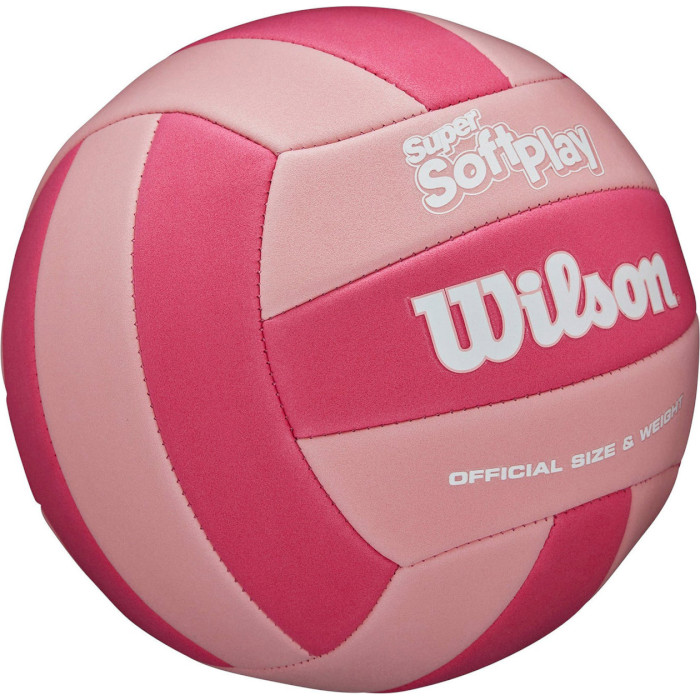 Мяч для пляжного волейбола WILSON Super Soft Play Size 5 Pink (WV4006002XBOF)