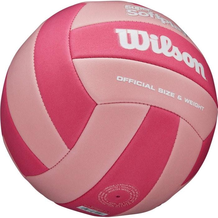 Мяч для пляжного волейбола WILSON Super Soft Play Size 5 Pink (WV4006002XBOF)