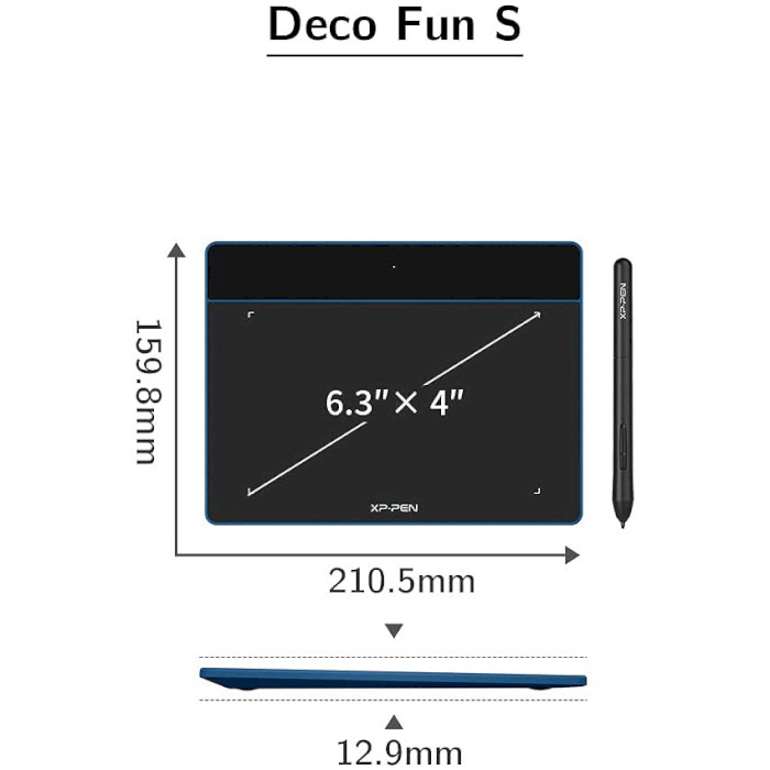 Графічний планшет XP-PEN Deco Fun S Space Blue