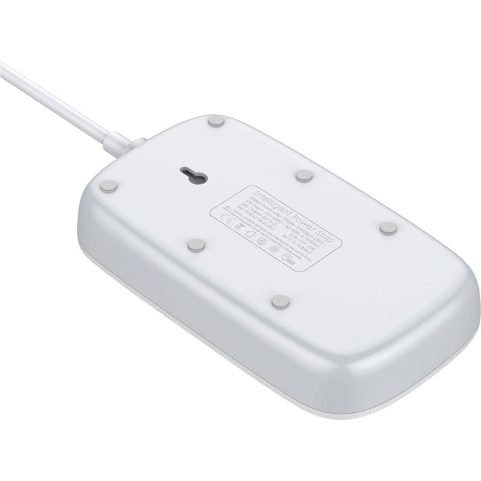 Сетевой фильтр LDNIO SC4407Q White, 4 розетки, 4xUSB, 2м