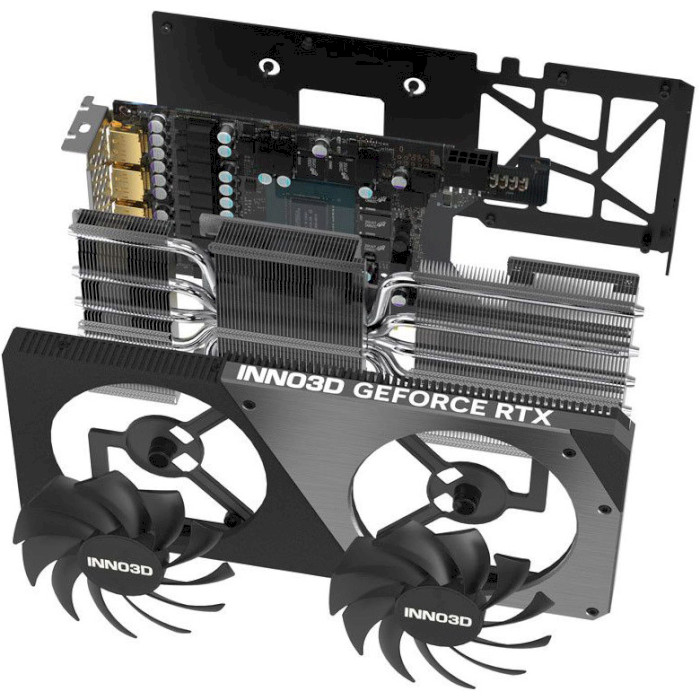 Видеокарта INNO3D Geforce RTX 4070 Twin X2 (N40702-126X-185252N)