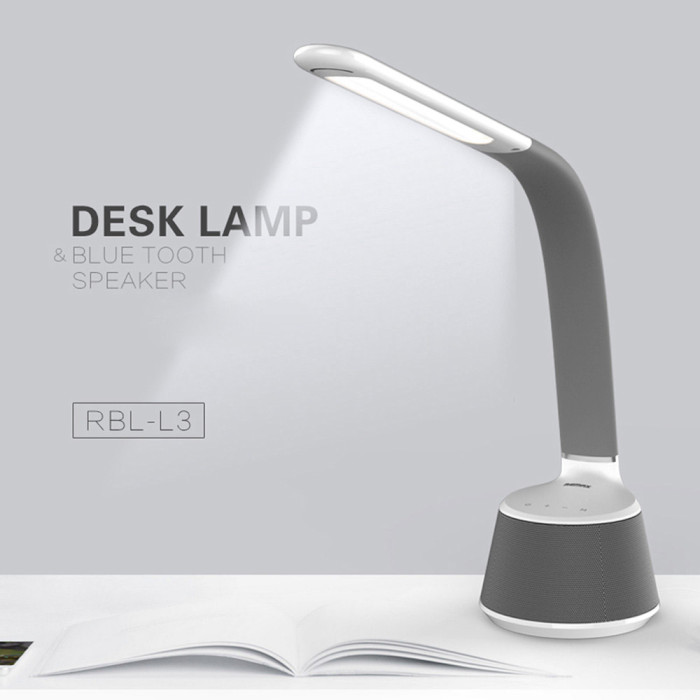 Настольная лампа c Bluetooth колонкой REMAX RBL-L3 Desktop Lamp Bluetooth Speaker Black (6954851261094)